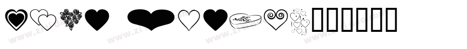 Nova Hearts字体转换